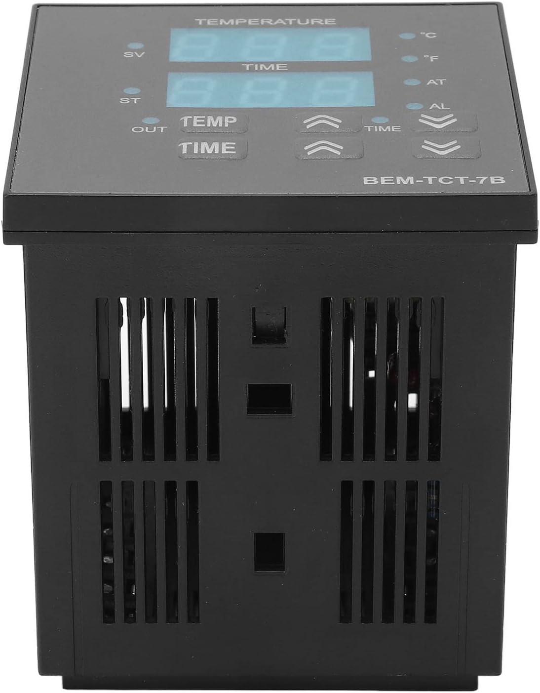 CAL Controls 320000 CAL 3200 Series 1/32 DIN Temperature Controller with SSR and Outputs, Green LED, Multi-functional for Various Thermocouples