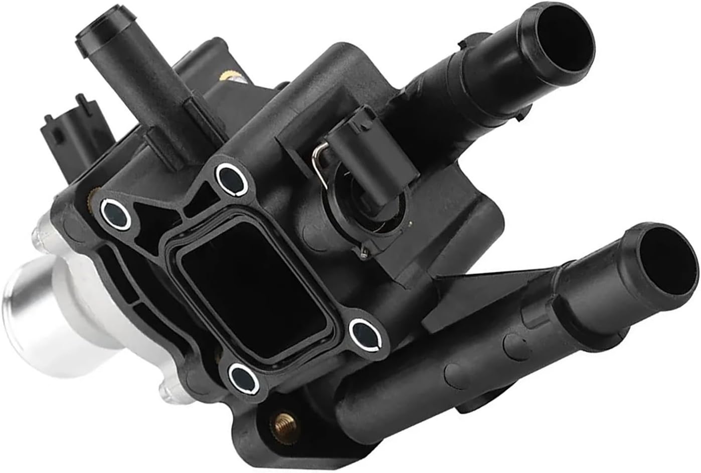 1Pc Auto Parts Thermostat Assembly Water Outlet Compatible With Sonic Cruze Limited 1.8L 2519222 Car Accessories Parts