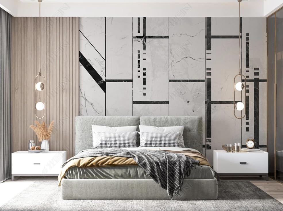 Papier peint intissé style roche de luxe pour décoration murale grand format - 2