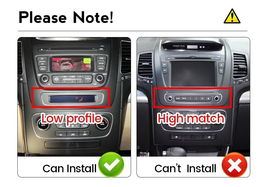 Android 14 Auto Radio 9 Zoll Für KIA Sorento 2013-2014 - Mit CarPlay, Android Auto & Rückfahrkamera