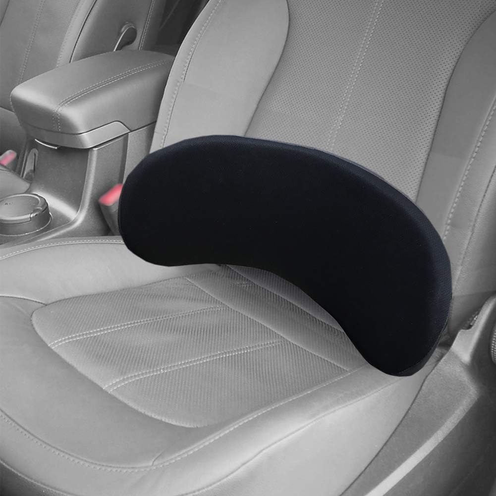 Big Hippo Lumbar Support Pillow- Lumbar Support Back Cushion Designed for Lower Back Pain Relief- Ideal for Car Seat, Office Chairs, Travel and Home