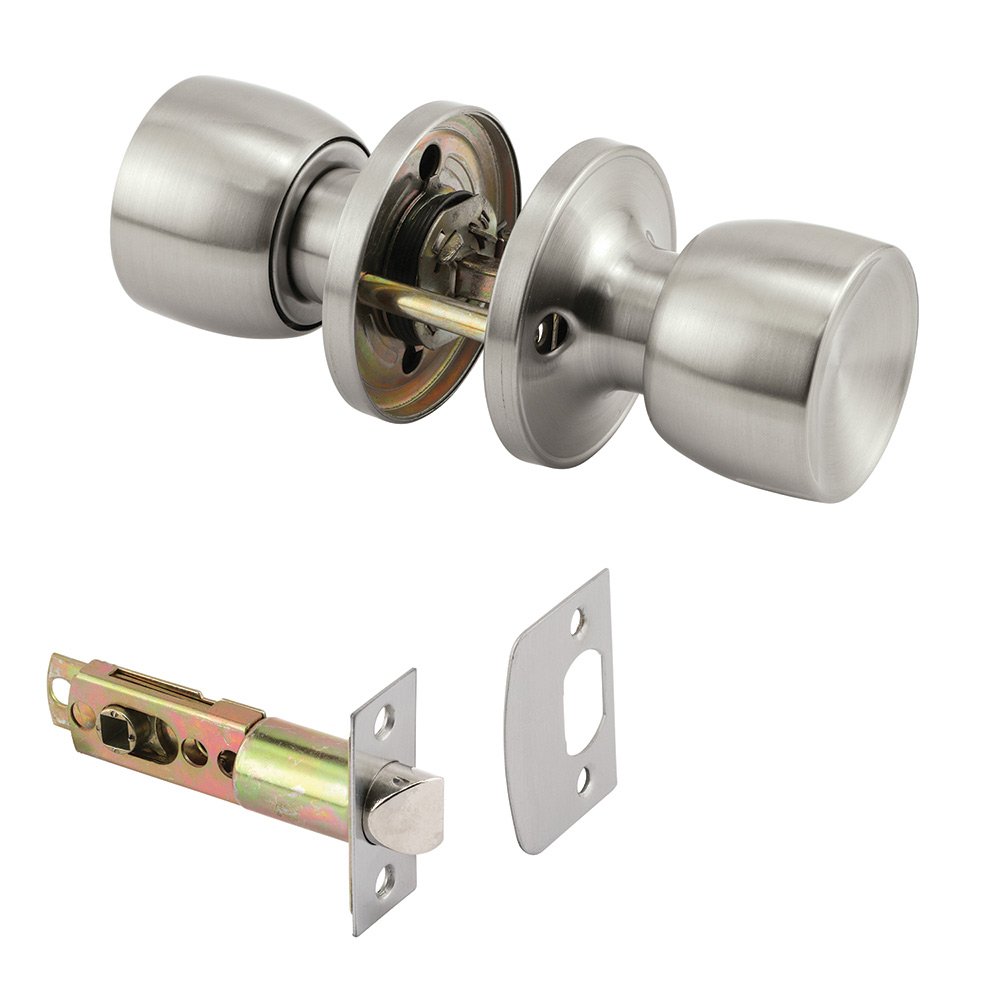 Prime-Line MP65023 Geçiş Topuzu, 2-3/8" ve 2-3/4" Arka Sete Uyar, Lale, Saten Krom, (1 set)
