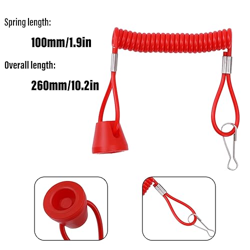 Miniatura 3 de 78" 0.866 in manillar 2 cables de amarre interruptor de muerte reemplazo para 110cc 125cc Taotao Dirt Pit Bike ATV 4 ruedas Quad Trail Bike Go Kart