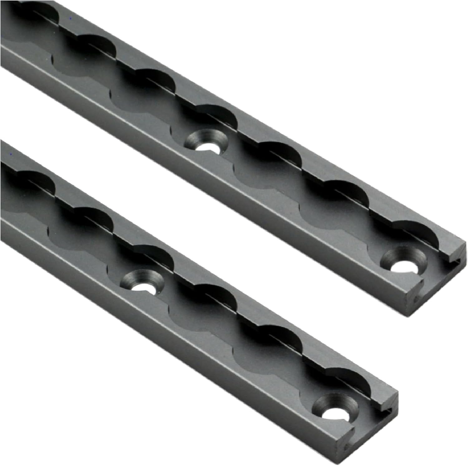 VanEssential 24" Venture Track T-6 Aluminium L-Track Gray Anodized (Rectangle Profile) - 2 Pack