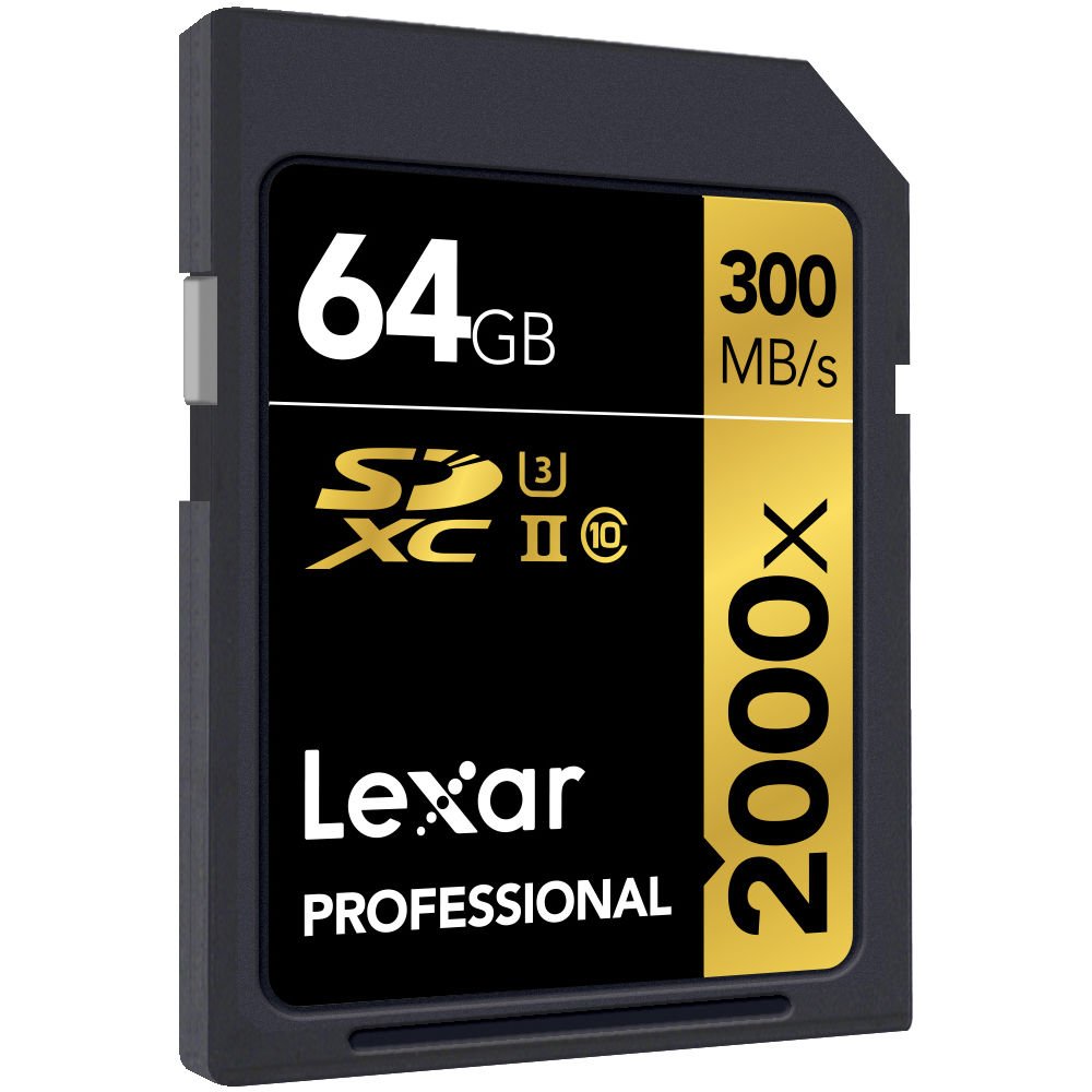 Lexar LEXEP LSD64GCRBEU2000R Progettato per fotografi professionisti e videografi, così come gli appassionati di foto e video, l'alta velocità, ()