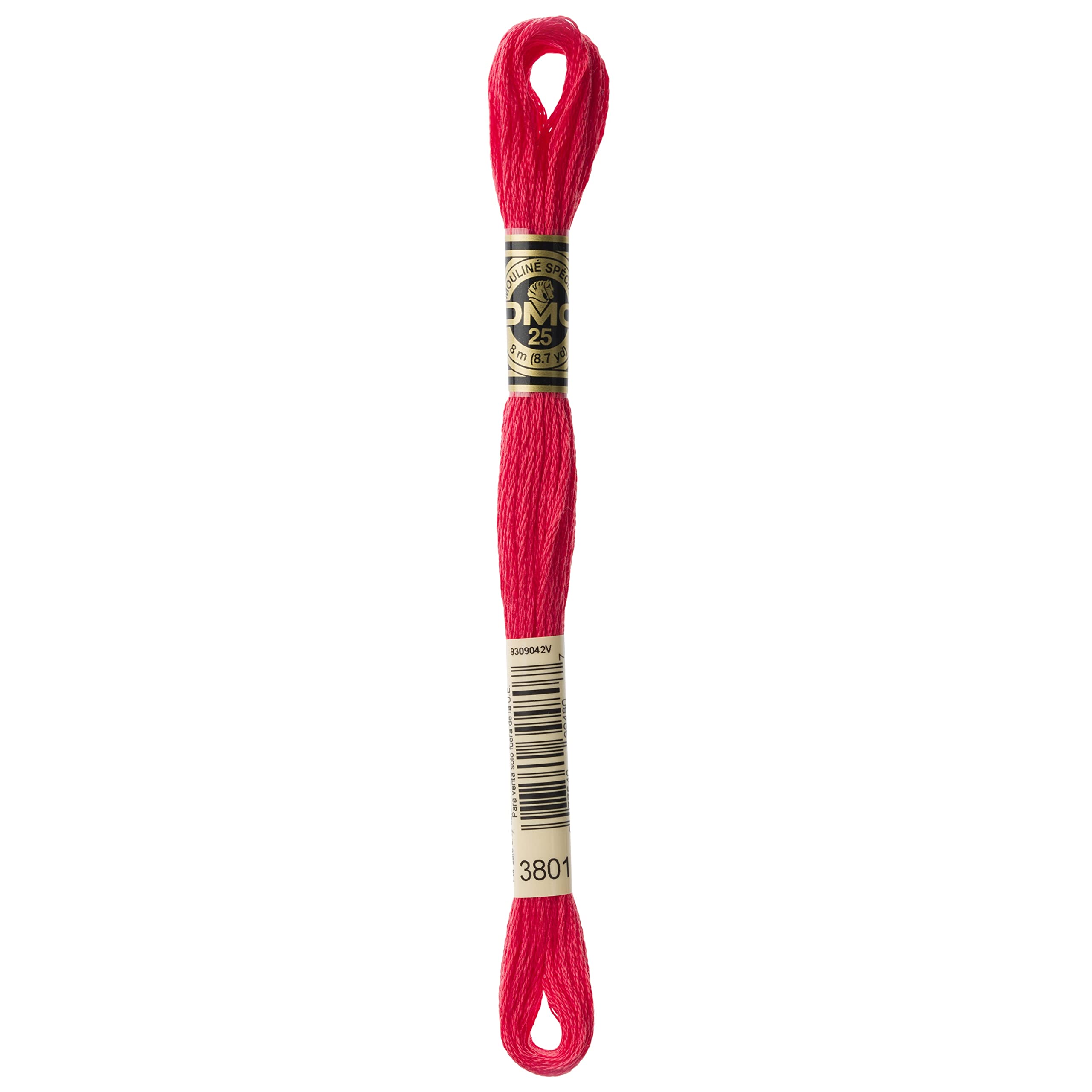 DMC 6-Strand Embroidery Cotton Floss, Light Christmas Red