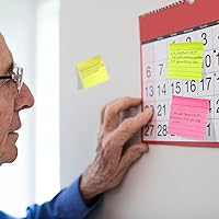 Vista 7 de Paquete de 32 notas adhesivas rayadas de 3 x 3, notas adhesivas rayadas brillantes, notas adhesivas autoadhesivas con líneas para oficina, hogar