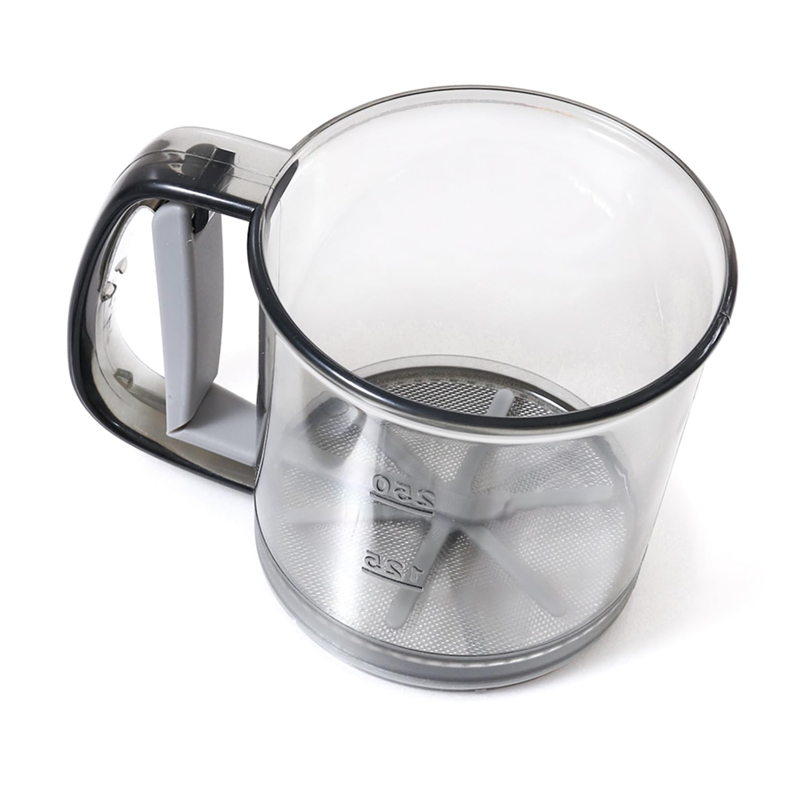 LUCKGONI Handheld Semi Automatic Flour Sifter Feature Effortlessly Press Operations for Easy Baking Preparation at Homes