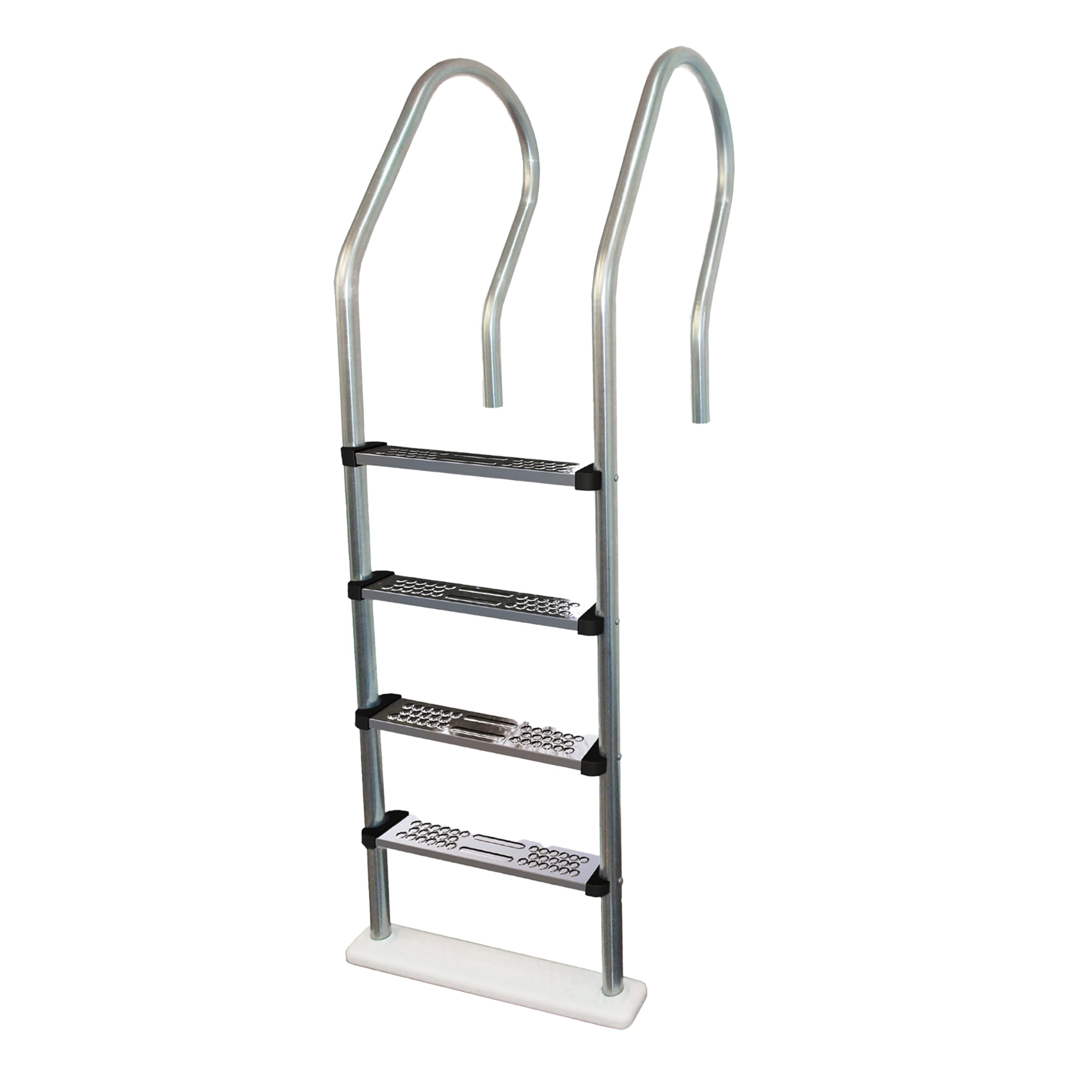 Blue Wave NE1149 Premium Stainless Steel Reverse Bend In-Pool Ladder for Above Ground Pools