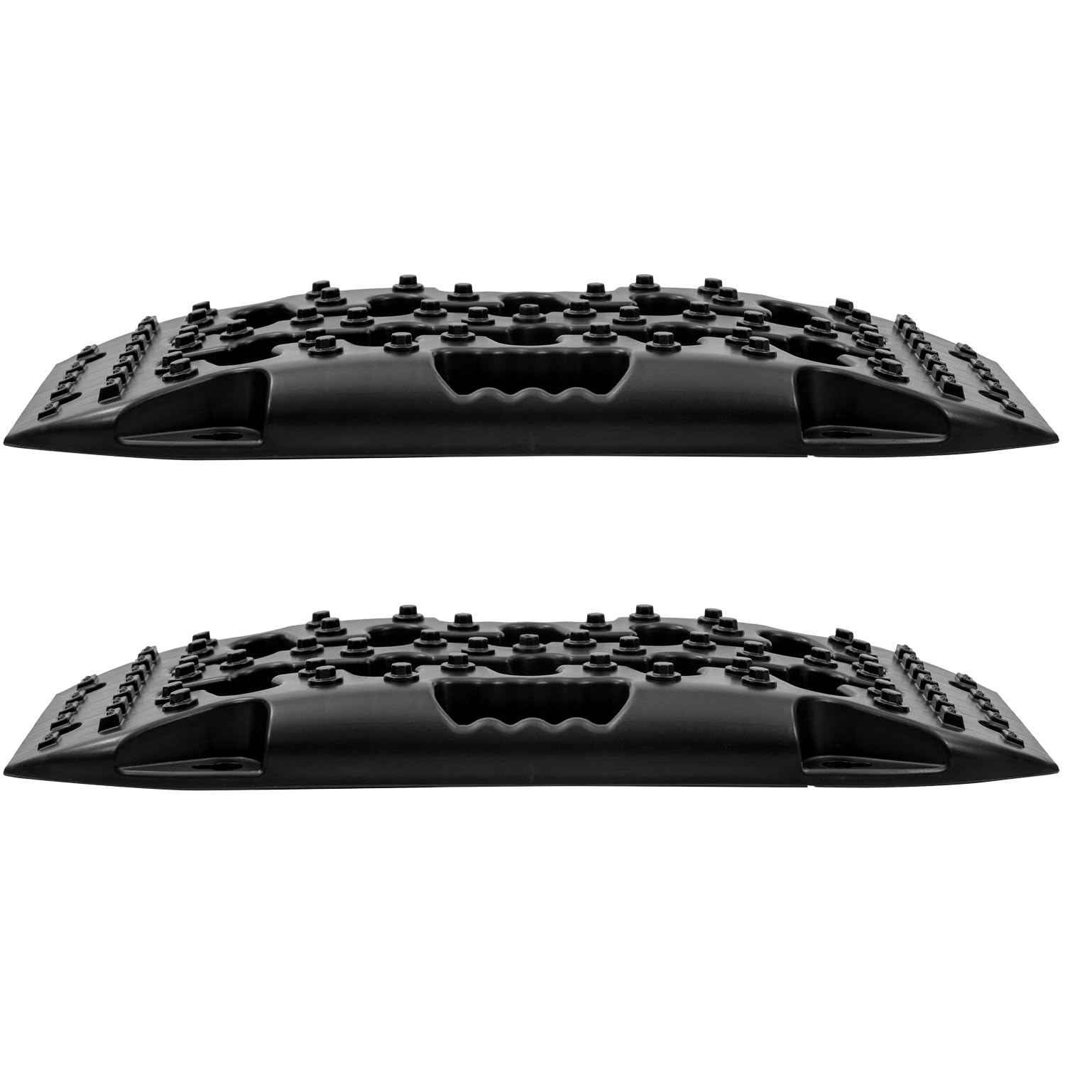 KATSU Tools 2 Piezas 10T Tablas de Tracción de Recuperación, Alfombrillas de Tracción para Llantas del Vehículo Todoterreno para Nieve, Hielo, Barro, Arena, 583 x 300 x 68mm