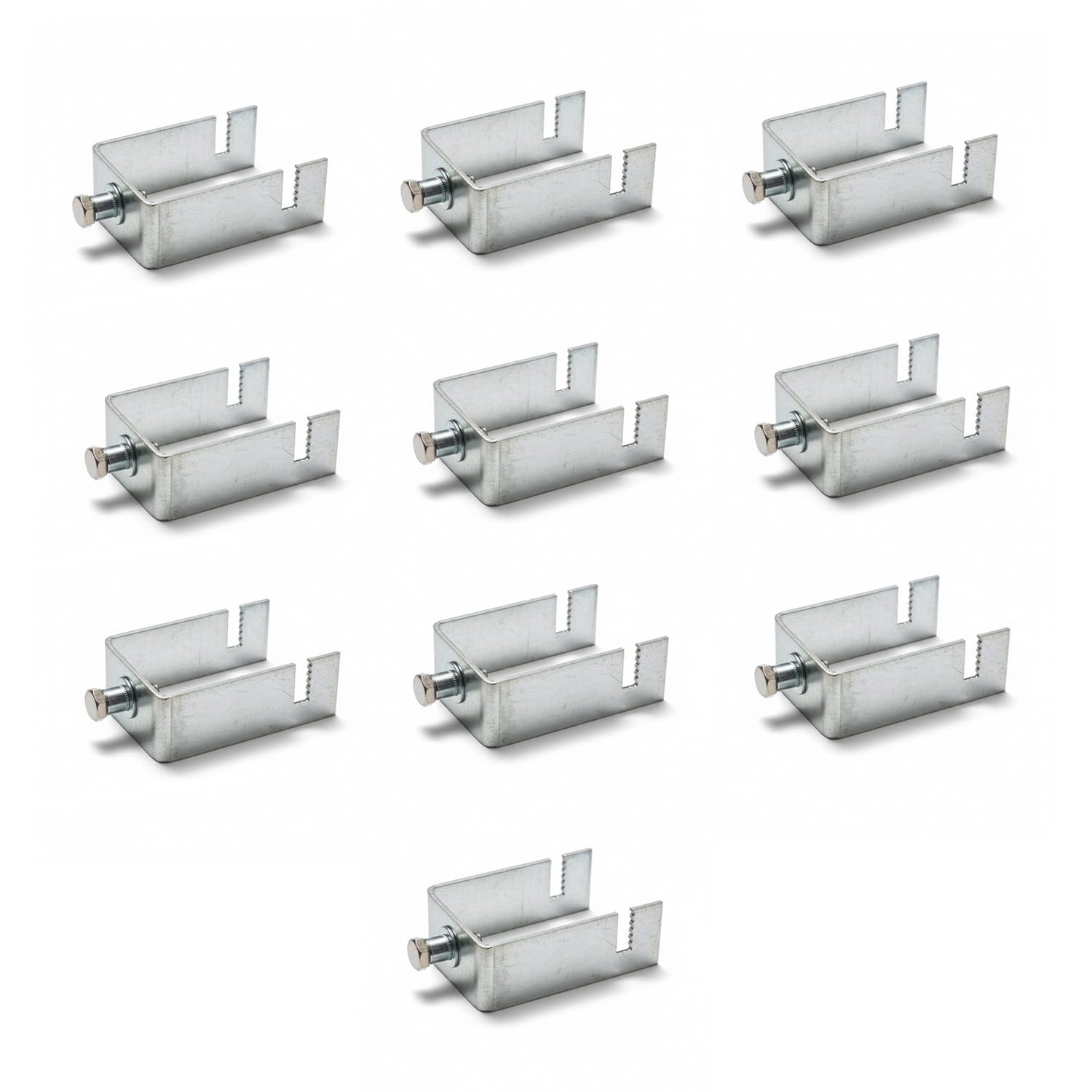 Solar Panel Mounting Bracket Gapless Clamp for 1.5 Inch Pipe (10 Pcs) | Heavy-duty solar panel mounting clamp with gapless design for secure, weather-resistant installation on square pipes-picture-35