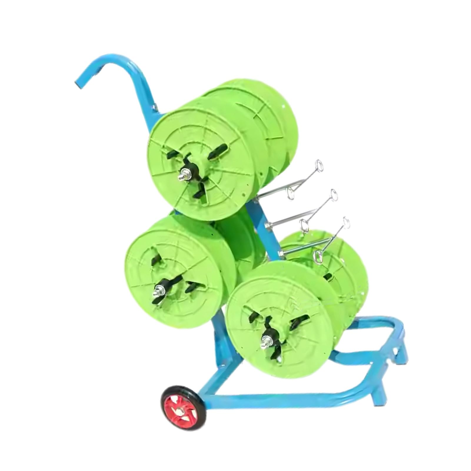 Stockage de câbles pour électricien : chariot porte-bobines