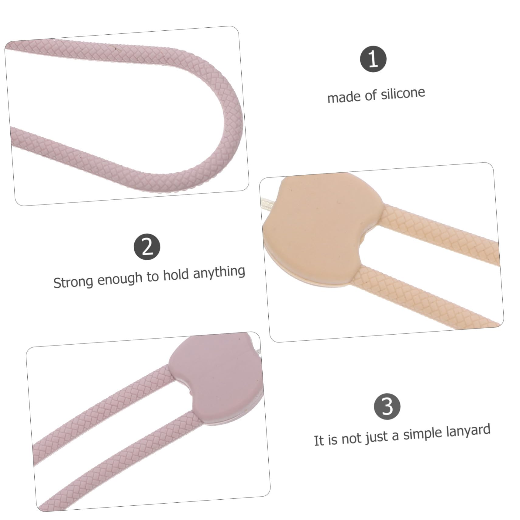 Gadpiparty Handyband Aus Silikon Telefon Lanyard Halsband Schlüsselkette Handy-lanyard Handy-charme Schlüsselbund Lanyard Für Telefon
