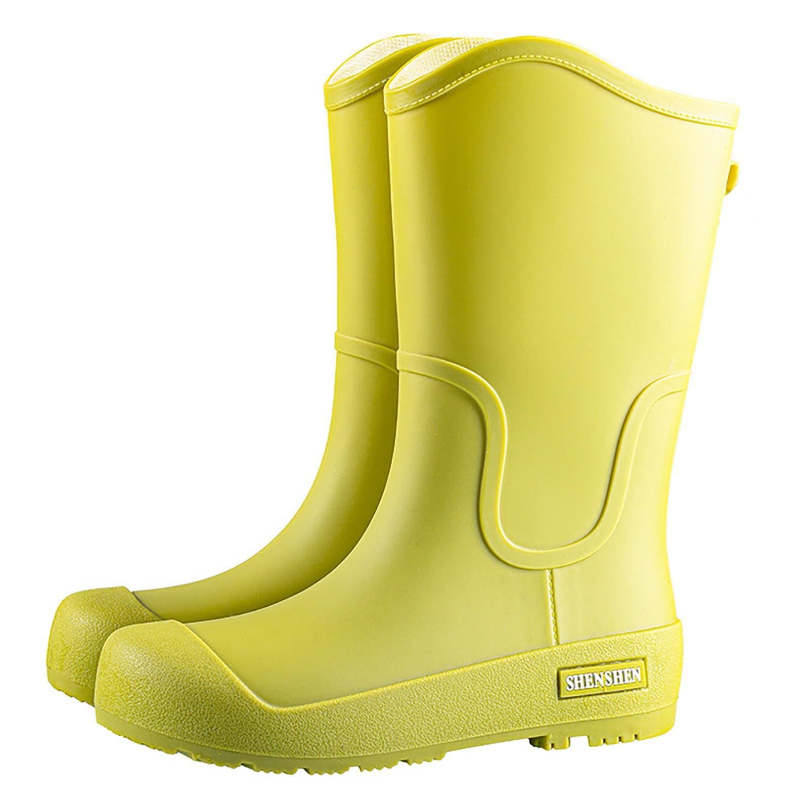 Bottes imperméables mi-mollet au design minimaliste et élégant - 8