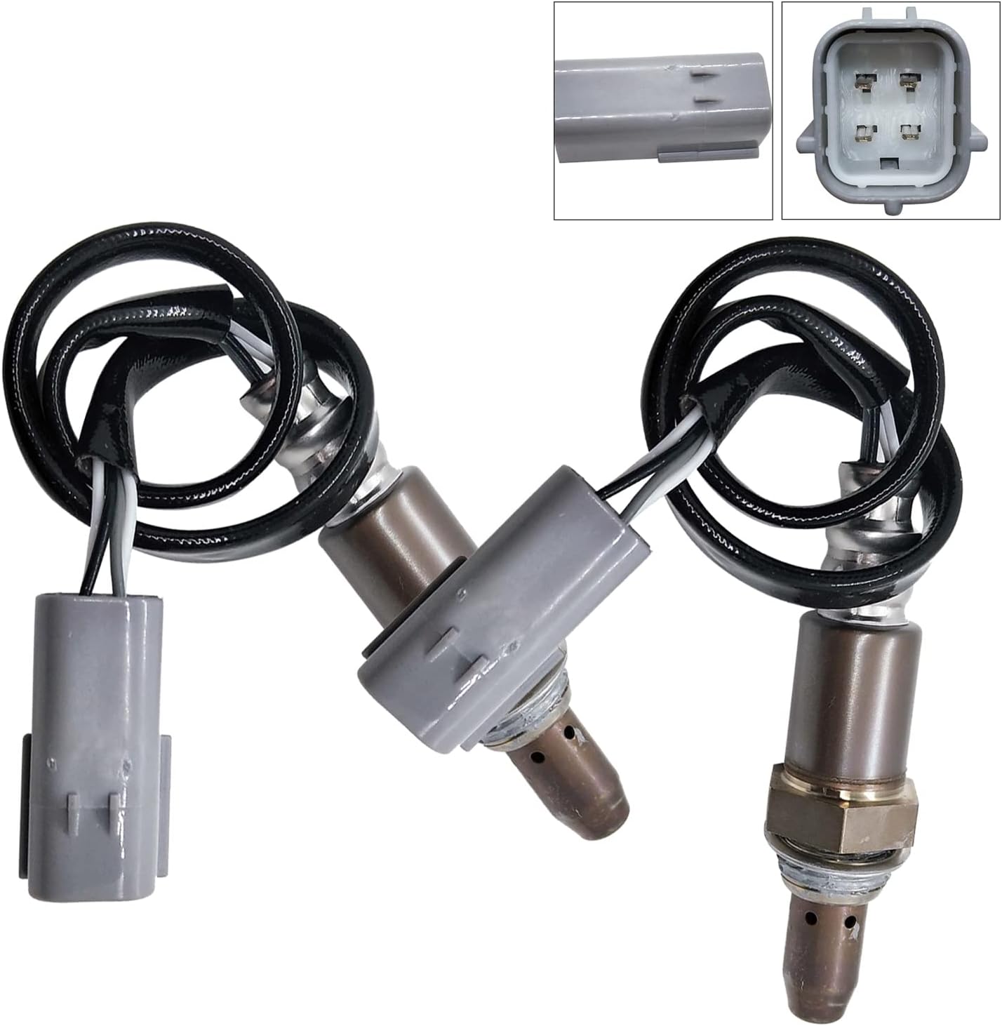 2Pcs Air Fuel Ratio O2 Sensor Oxygen Sensor Upstream Fit For 2007 Infiniti G35 QX56 Nissan Armada Titan 350Z Frontier Pathfinder Xterra 3.5L 4.0L 5.6L 234-9072 234-9072