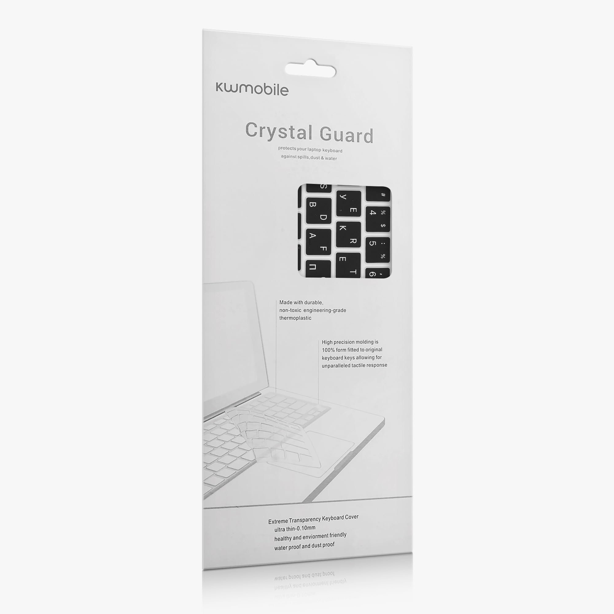 kwmobile Protezione Tastiera Russa Compatibile con Apple MacBook Neo - Cover Tastiera Russo QWERTY - Copertina Silicone nero