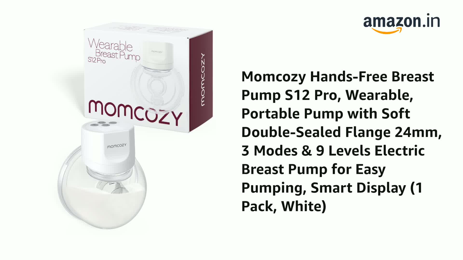 Buy Momcozy Hands-Free Breast Pump S12 Pro, Wearable, Portable