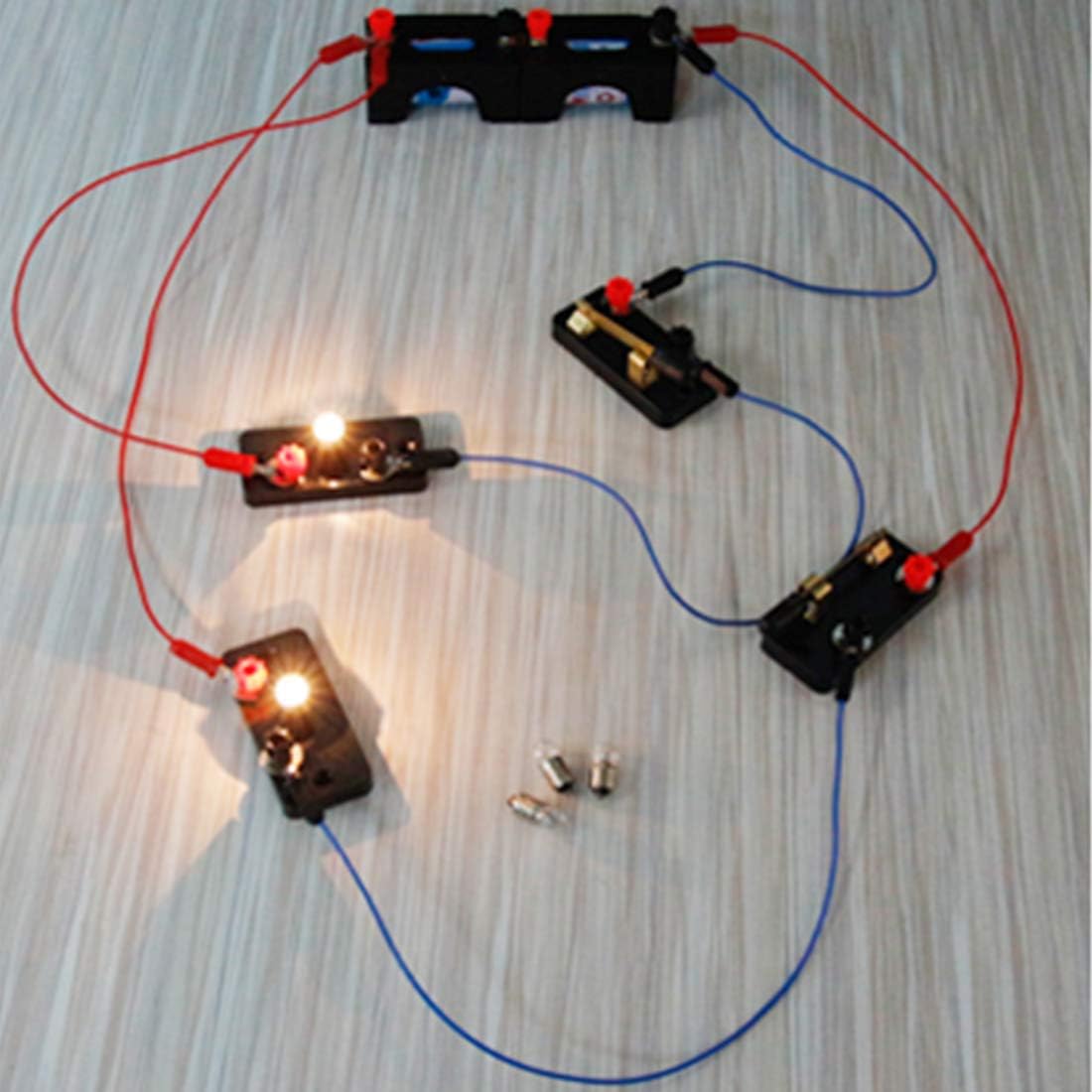 5 Pièces SPST Commutateur, Interrupteur d'électricité physique Interrupteur Expérimentation couteau pour expériences d'électricité physique DIY