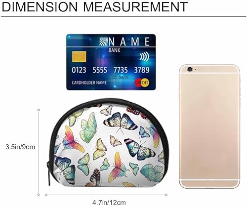 Miniatura 2 de IBILIU Monedero pequeño con hojas de palmera tropical, selva, mini, monedero, monedero, monedero, monedero, monedero cambi, Moneda-010, Art Deco