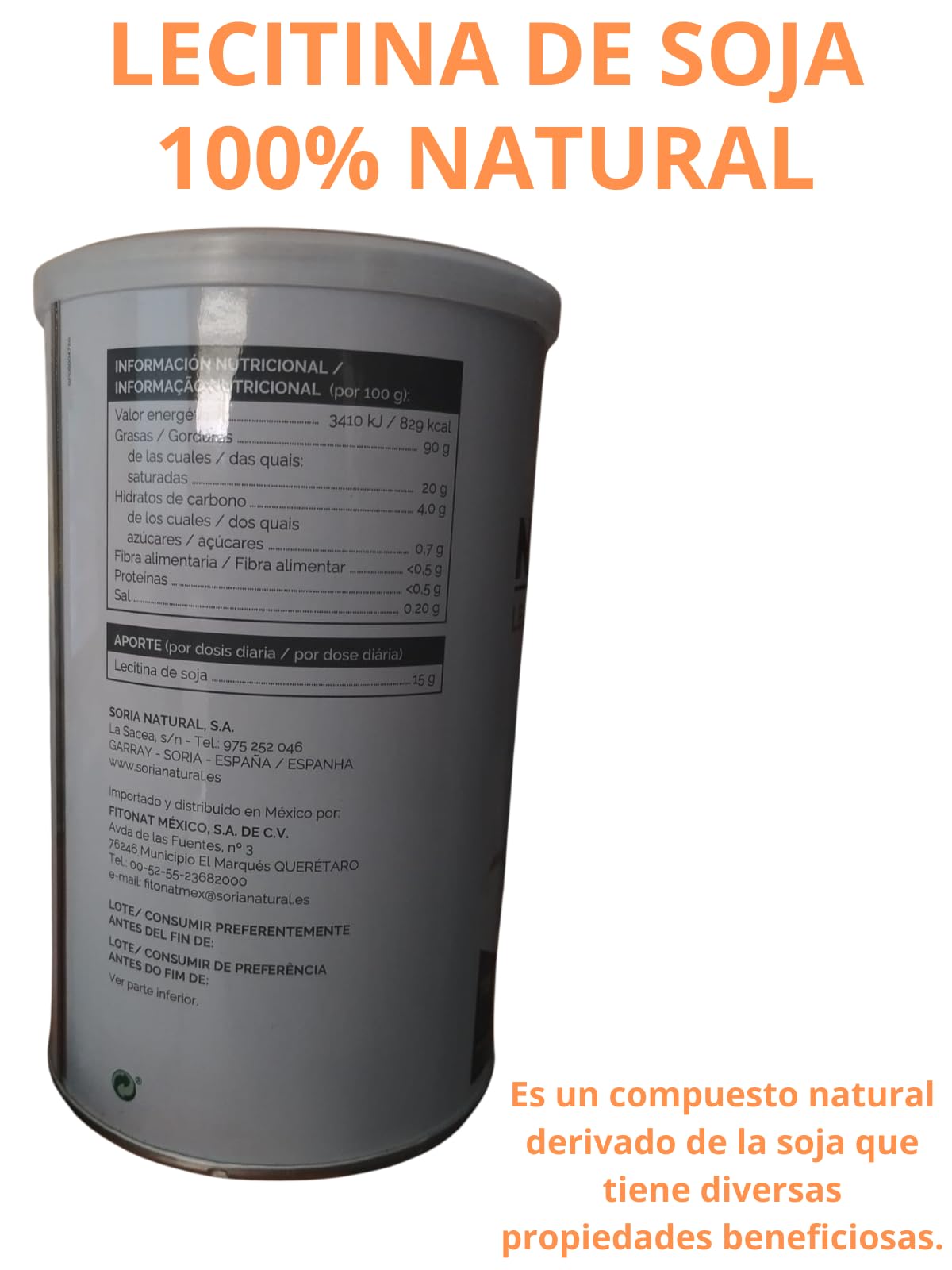 LECITINA de SOJA GRANULADA -Lecitina de Soja - Soja - Lecitina- Baja Colesterol - Lecitina - Lecitina de Soja Polvo - Lecitina Soja - Soja en Grano - Lecithin - Colesterol - Proteina - Lecitina+Soja