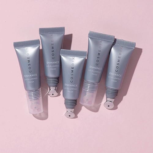 Miniatura 5 de COSMEDIX Máscara para enriquecer los labios, ultra nutritiva, hidratación y humedad intensas, manteca de karité y manteca de semillas de cacao, sin