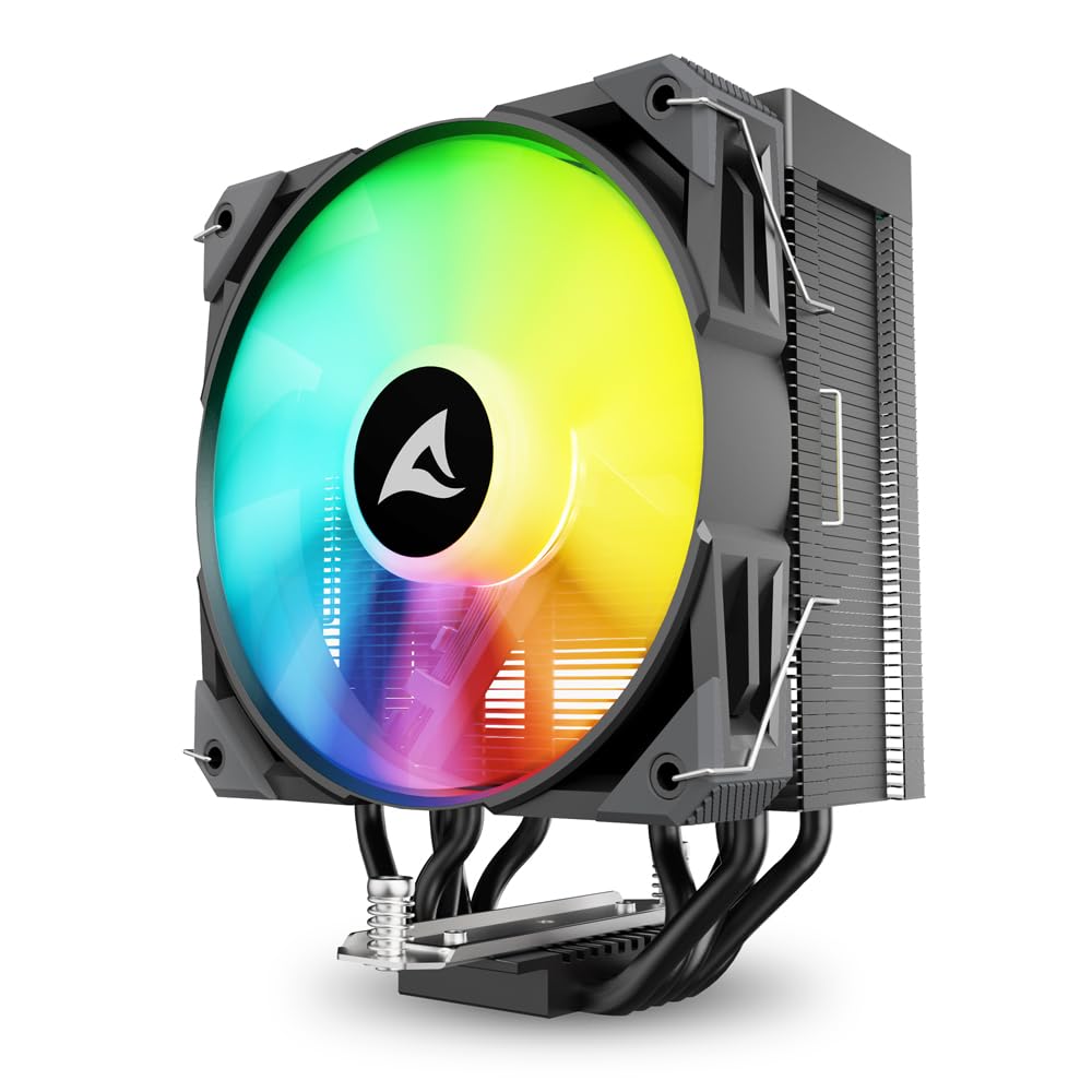 Sharkoon A50 Schwarz, RGB, CPU-Kühler