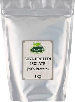 SOYA Protein Isolate 90% Protein 1kg by Hatton Hill, Unflavoured, Vegan Protein Shake