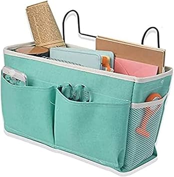 Bedside Storage Pocket,Bedside Storage PocketBedside Storagedy Pocket Organiser,4 Pocket Hook Beddy Table Storage Rack Colo Color D, Size 1PCS