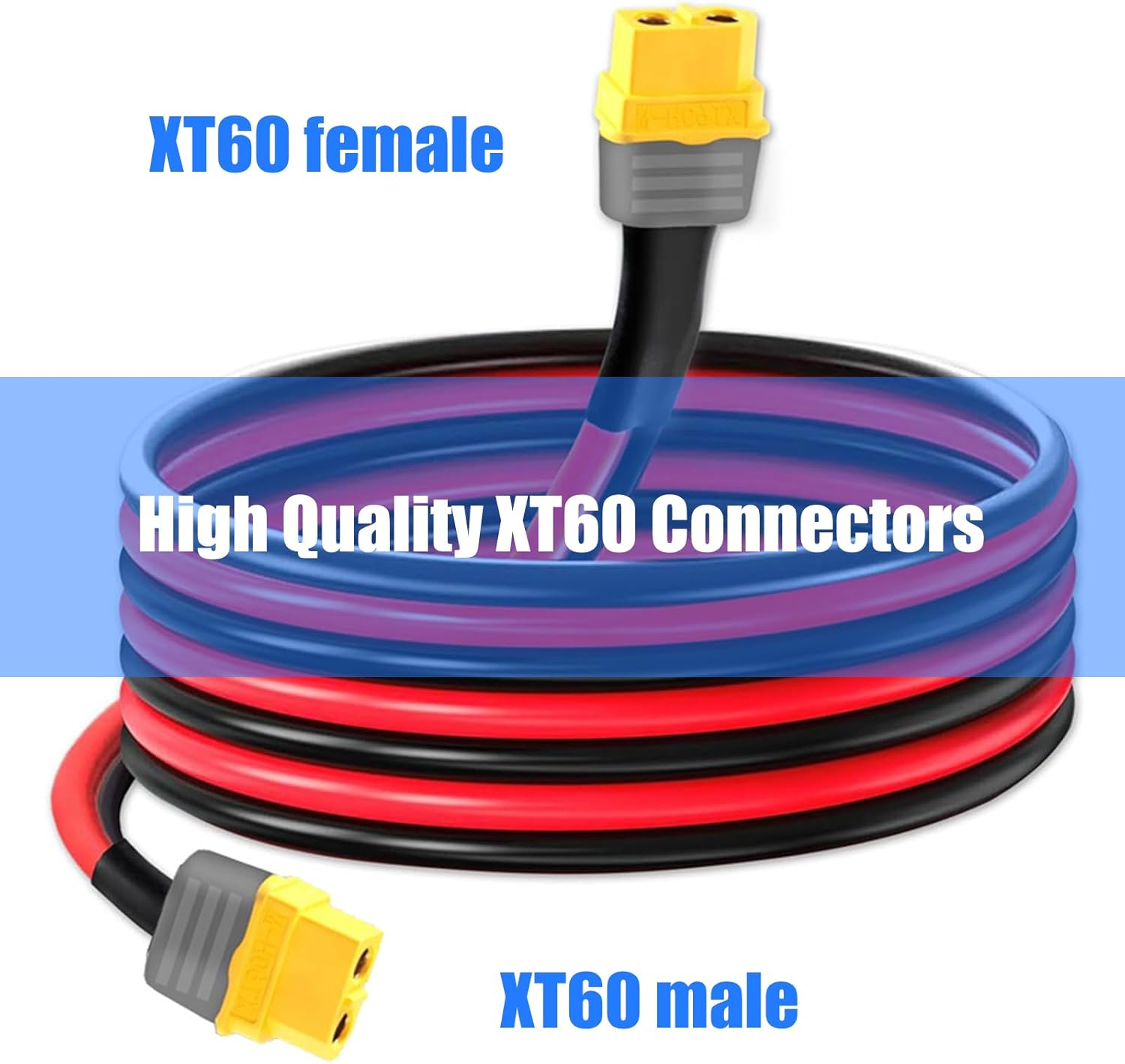 TONKBEEY 延長ケーブル XT60 メス-メスコネクタコード リモートバッテリー電源ソーラーパネルアクセサリの交換用