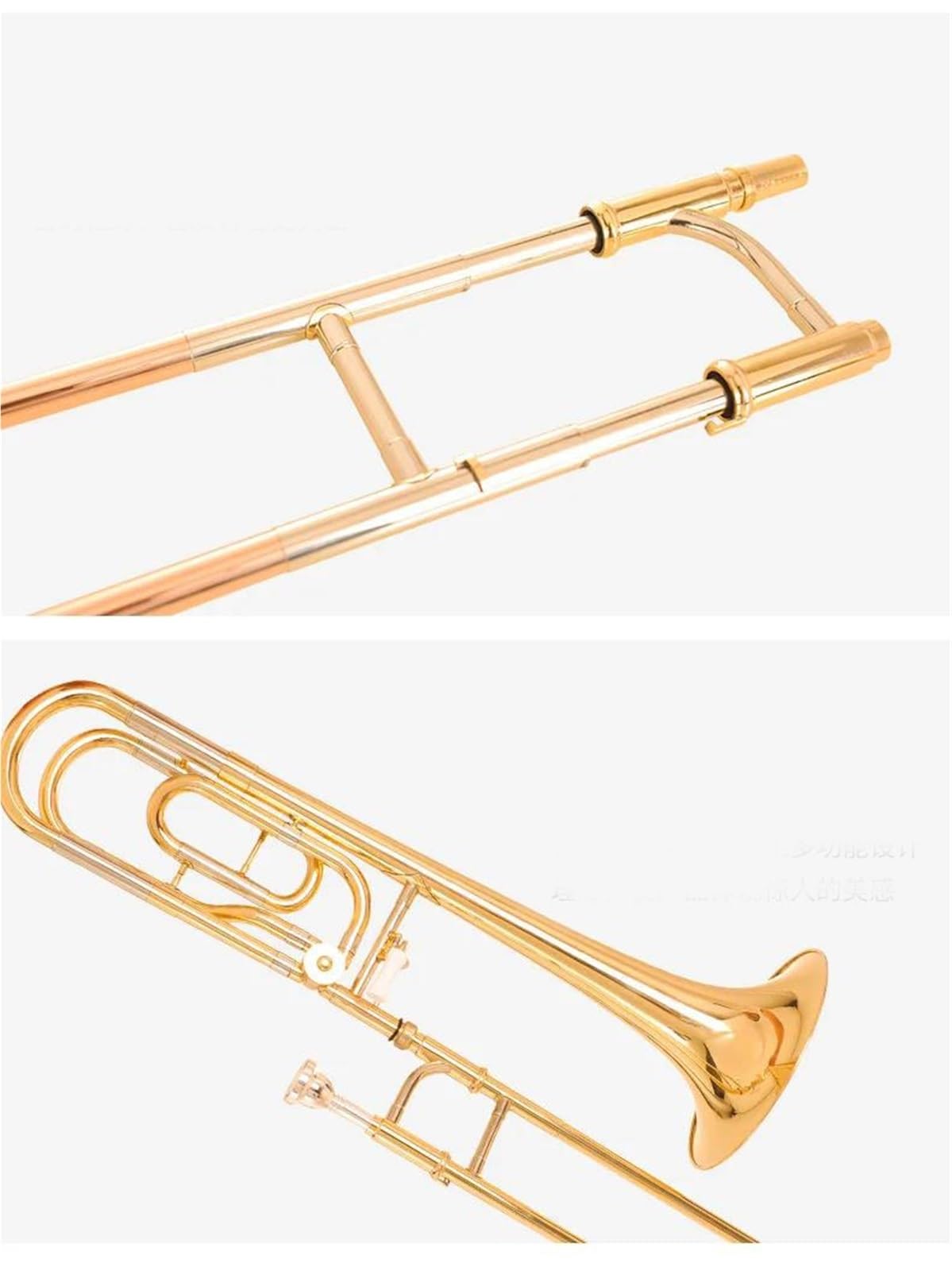 Variable Tenorposaune BF Anfängerstufe Probeinstrument Aus Phosphorbronze Profiposaune(Yellow brass)