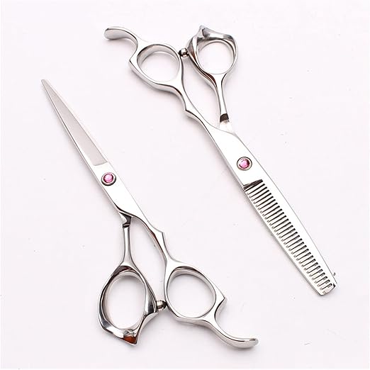 Amazon Co Jp 6インチの理髪はさみ 専門の美容師 はさみ ヘアサロンのスタイリングのための薄型化されているハサミ 男性女性のペットhomeサロン理髪店切削キット Color Clear ビューティー