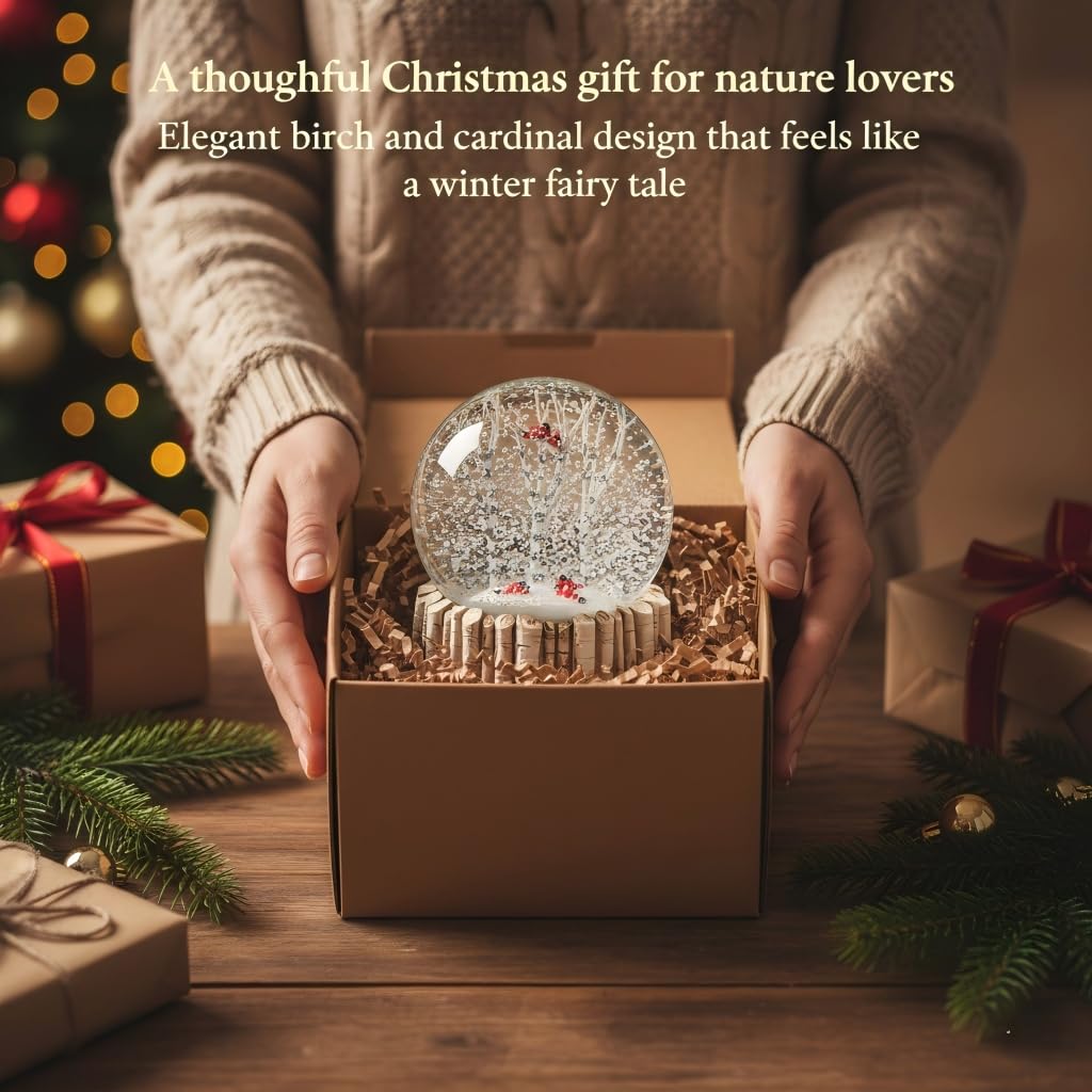 Amazon.co.jp: クリスマススノードーム 女の子用 100mm カーディナル