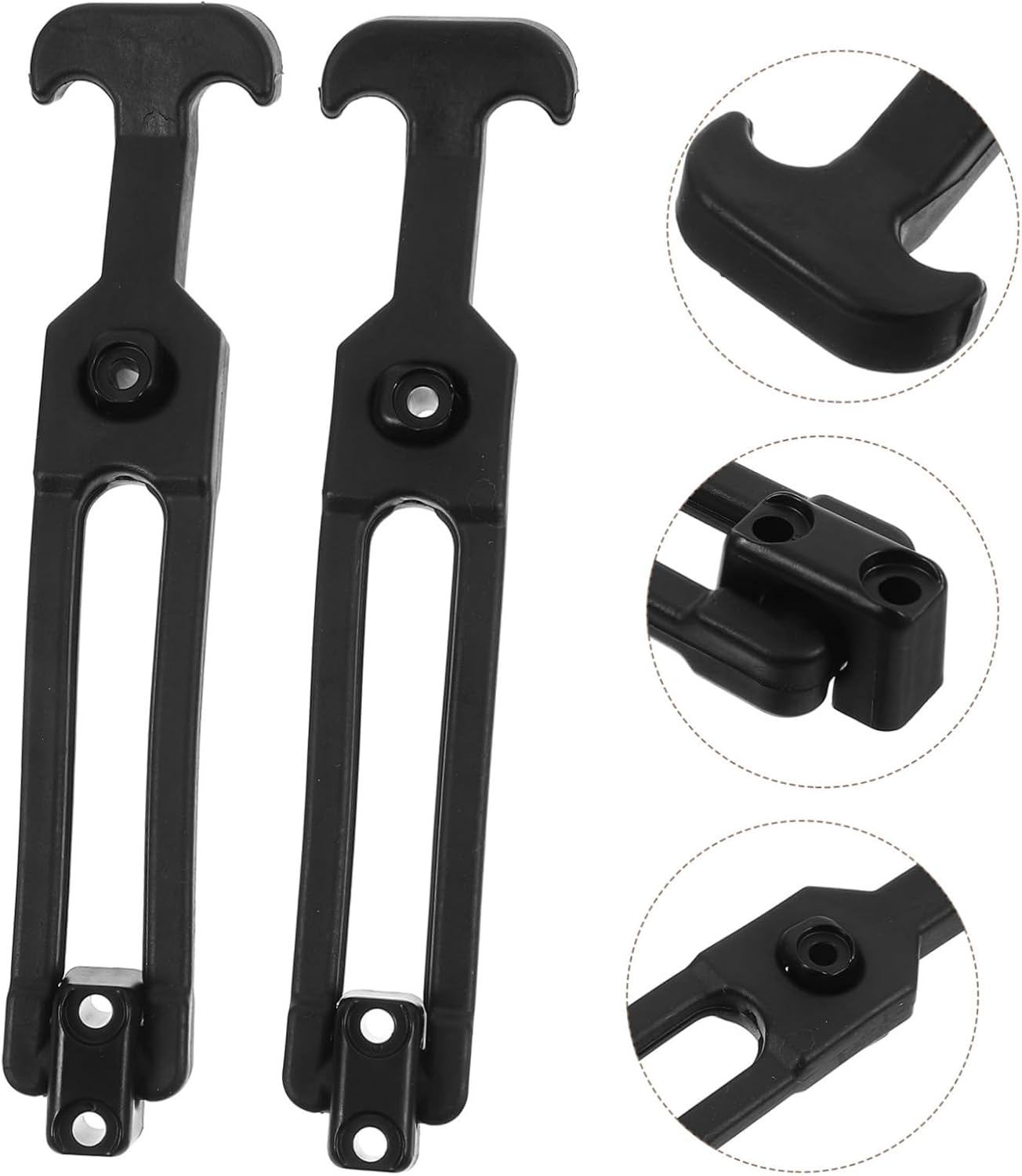 DOITOOL Sets Rubber T-Handle Draw Latches Toolbox Latches Hardware Flexible for Coolers Pcs
