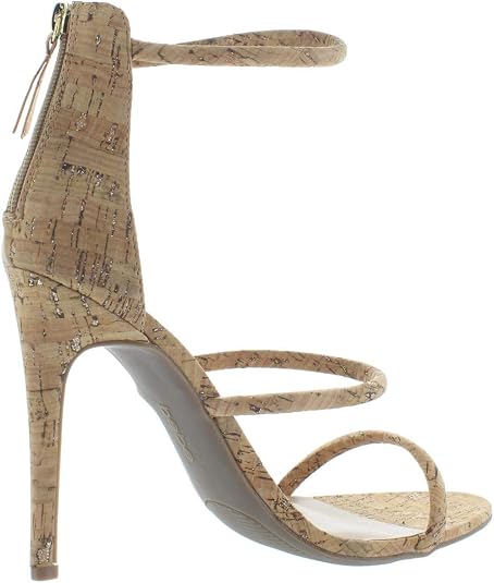 bebe Womens Berdine-G Cork Ankle Strap 