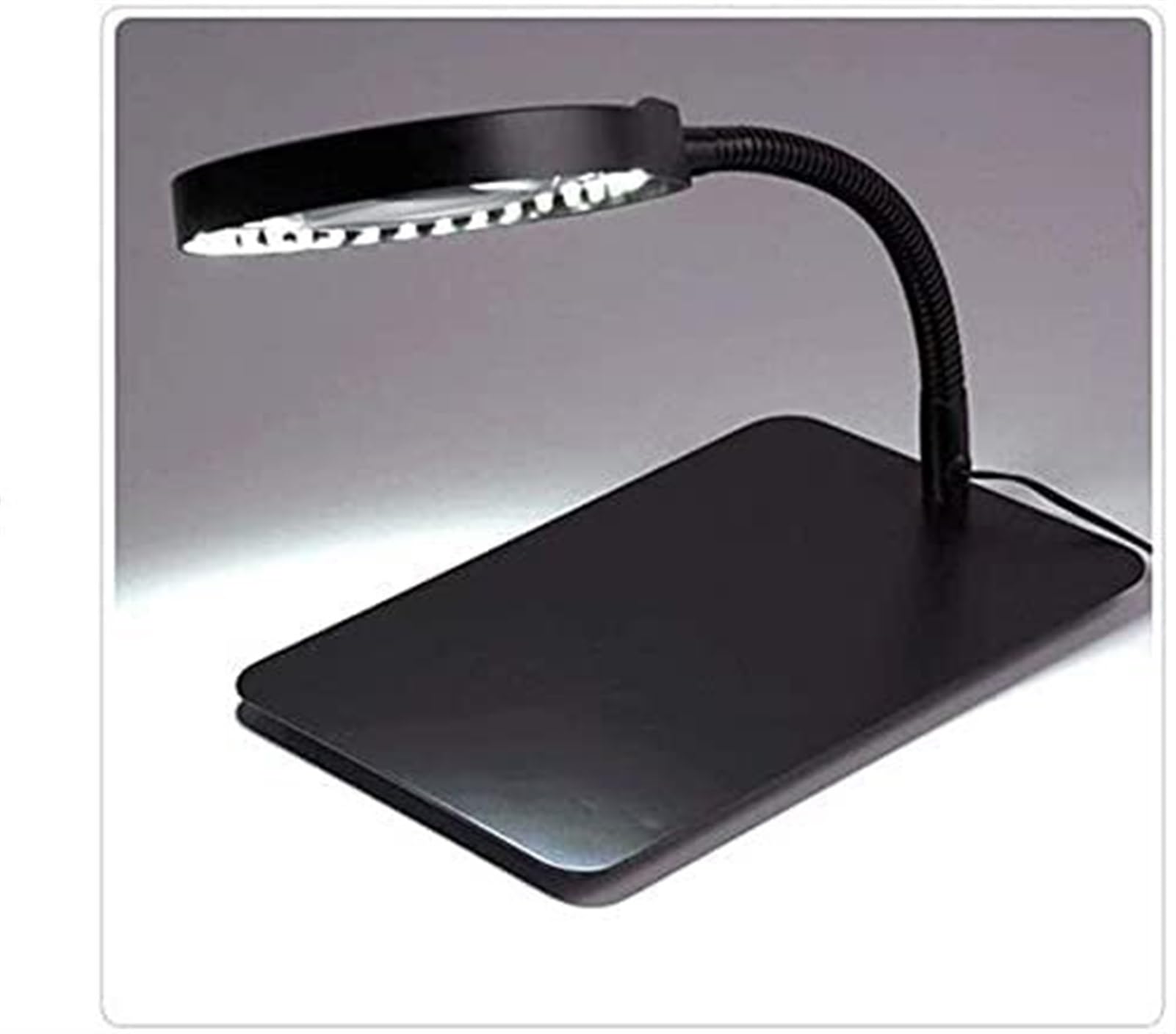 Lupa 10x podświetlana z 36 diodami LED do majsterkowania, rzeźbienia i naprawy, 100 mm lupa do czytania,