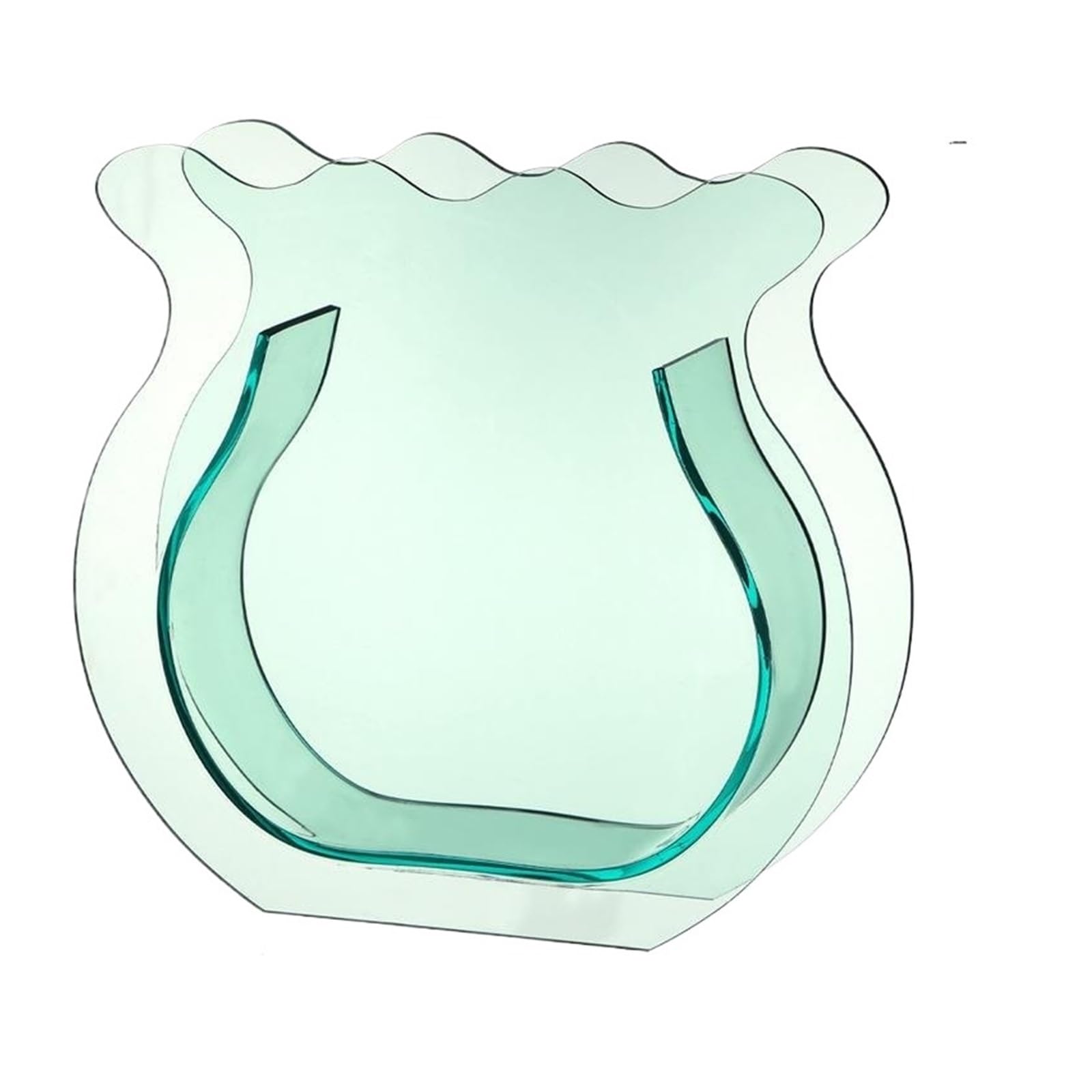 Luoaxinn Color 3 Acrylic Vase Creative Acrylic Tank Vase Artistic Geometric Transparent