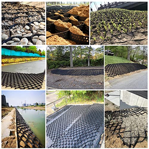 Grille de gravier de 10,2 cm pierres perméables 1 m x 6 m - 3