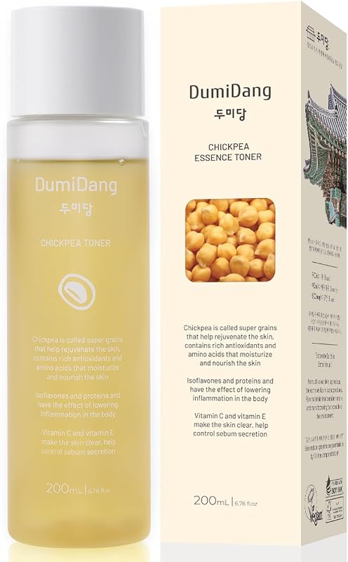 Tônico essência de grão-de-bico DumiDang com extratos fermentados e complexo de 8 tipos de feijão, 200 mL
