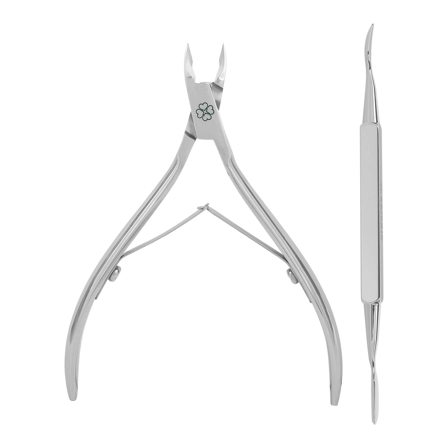 Buy COSCARE Cuticle Nippers 1/4 Jaw With Sharp Cuticle Pusher Stainless