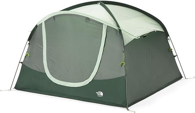 THE NORTH FACE Sequoia Tent | Waterproof Camping Tent, Spacious & Easy to Set Up, Front & Back Zipper Doors, Side Windows