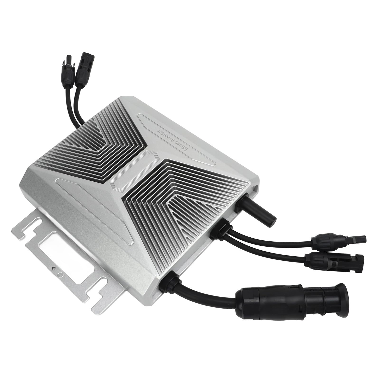 FTVOGUE Micro Inverter Solare Micro Inverter con Collegamento a Rete in Lega di Alluminio 800 W con WiFi IP67 Efficienza Dal 95 Al 96,5% per l'uso Fotovoltaico Tetto del di Pannelli Solari Domestici
