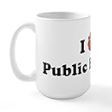 CafePress I (Heart) Public Health Large Mug 15 oz (444 ml) Ceramic Coffee Mug