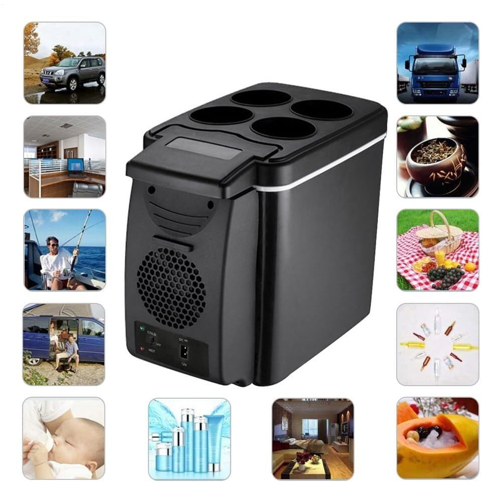 Frigorifero Portatile da Campeggio - Congelatore a compressore da 6 L Frigorifero per Campeggio per Campeggio Guida Picnic