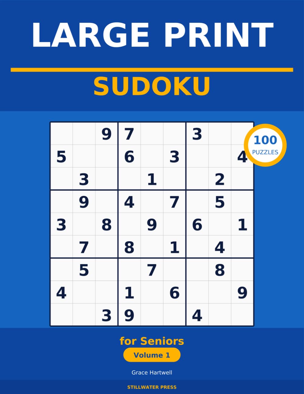 Large Print Sudoku for Seniors: Volume 1 (Brain Games for Seniors)