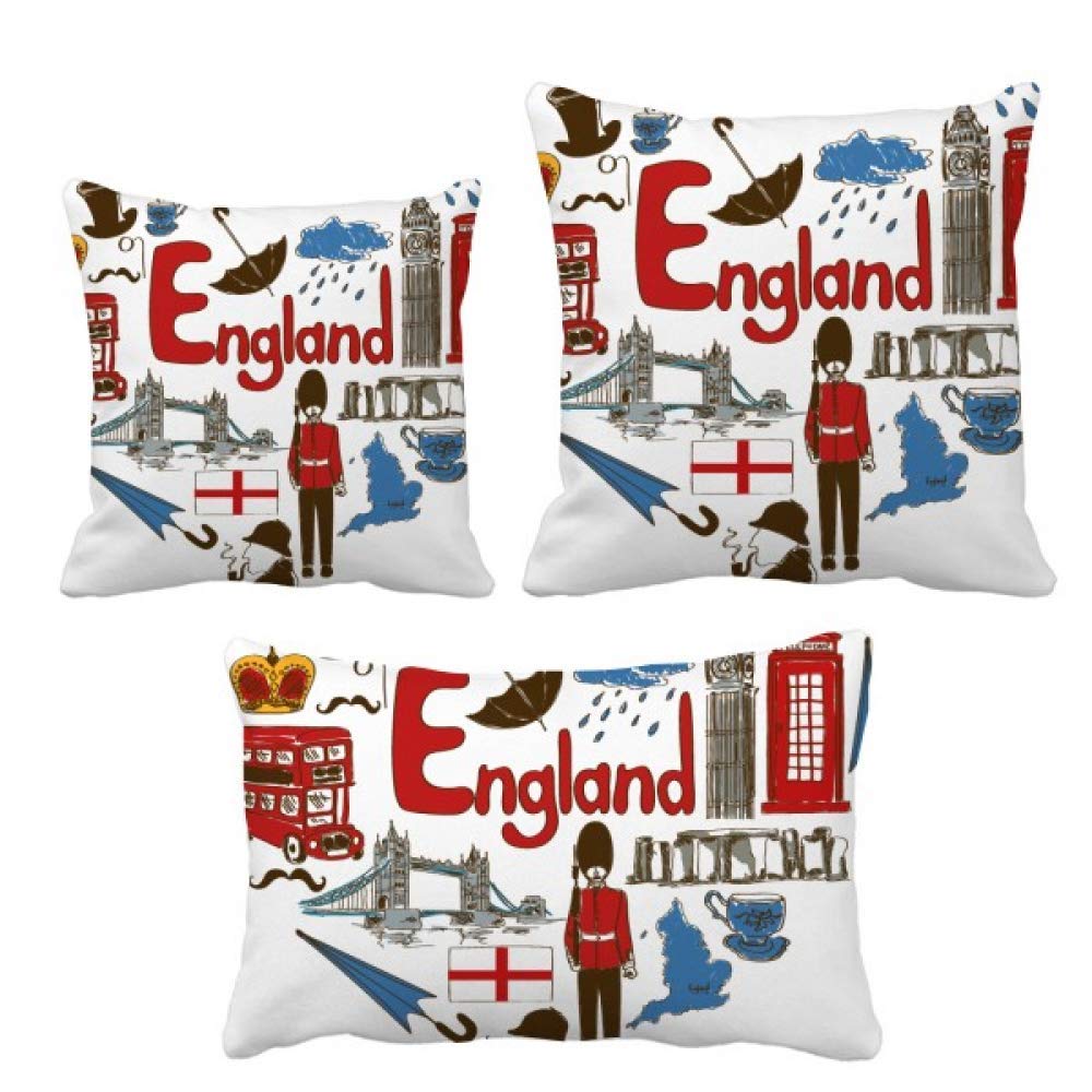 Housses de coussin drapeau anglais DIYthinker aux finitions soignees