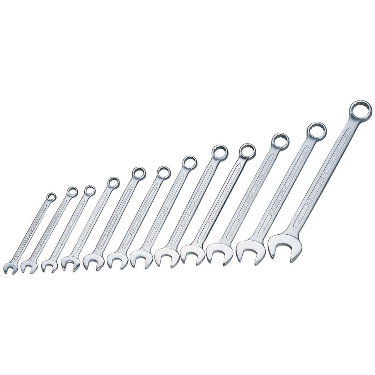 Draper 3090 8-22 mm Combination Spanner Set, Chrome, 8-22mm - Image 2
