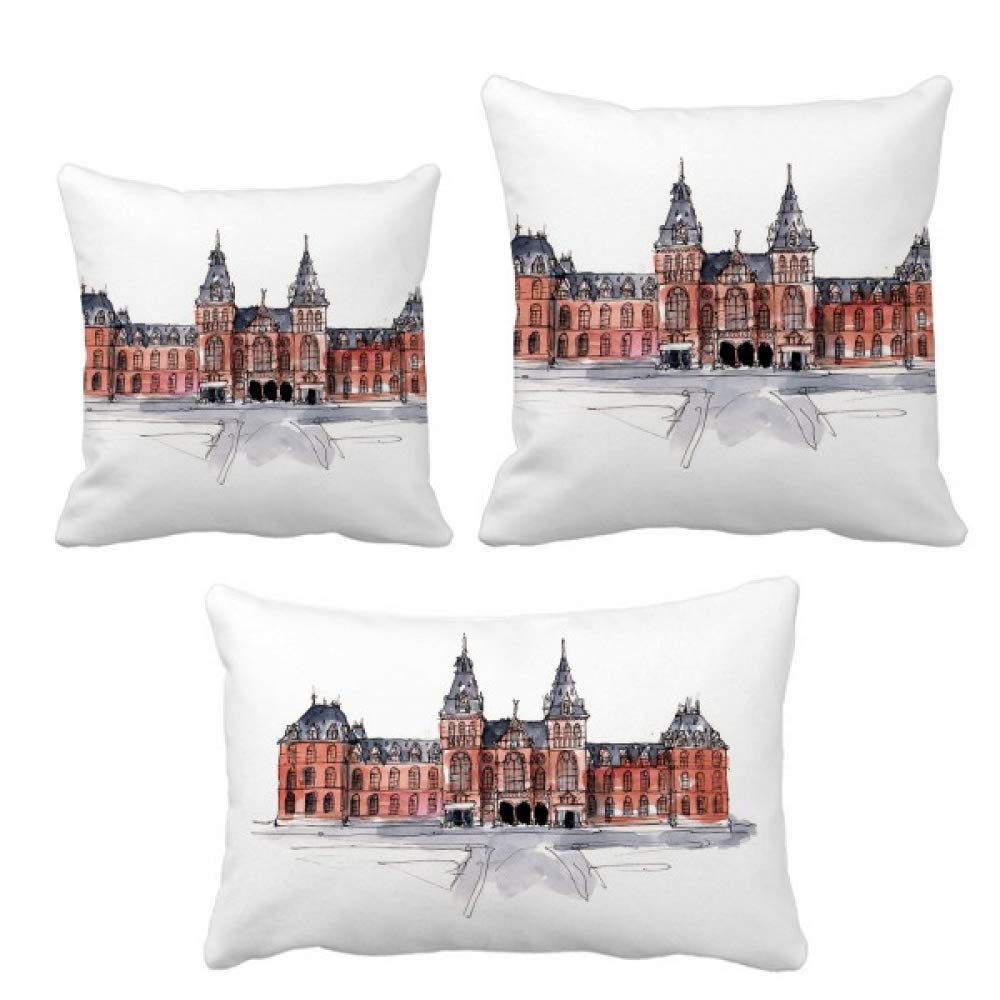 Coussin Rijks Museum et sa housse pour un salon au style hollandais