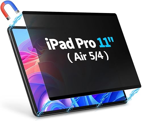 Miniatura 10 de Paquete de 2 protectores magnéticos de pantalla de privacidad de 27 pulgadas para monitor de computadora, relación de aspecto 16:9, película