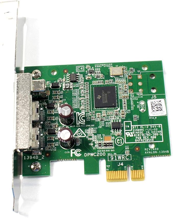 Firewire PC Card 2 Puertos 1394B + 1 1394A PCI-e Bajo Perfil miniatura 2