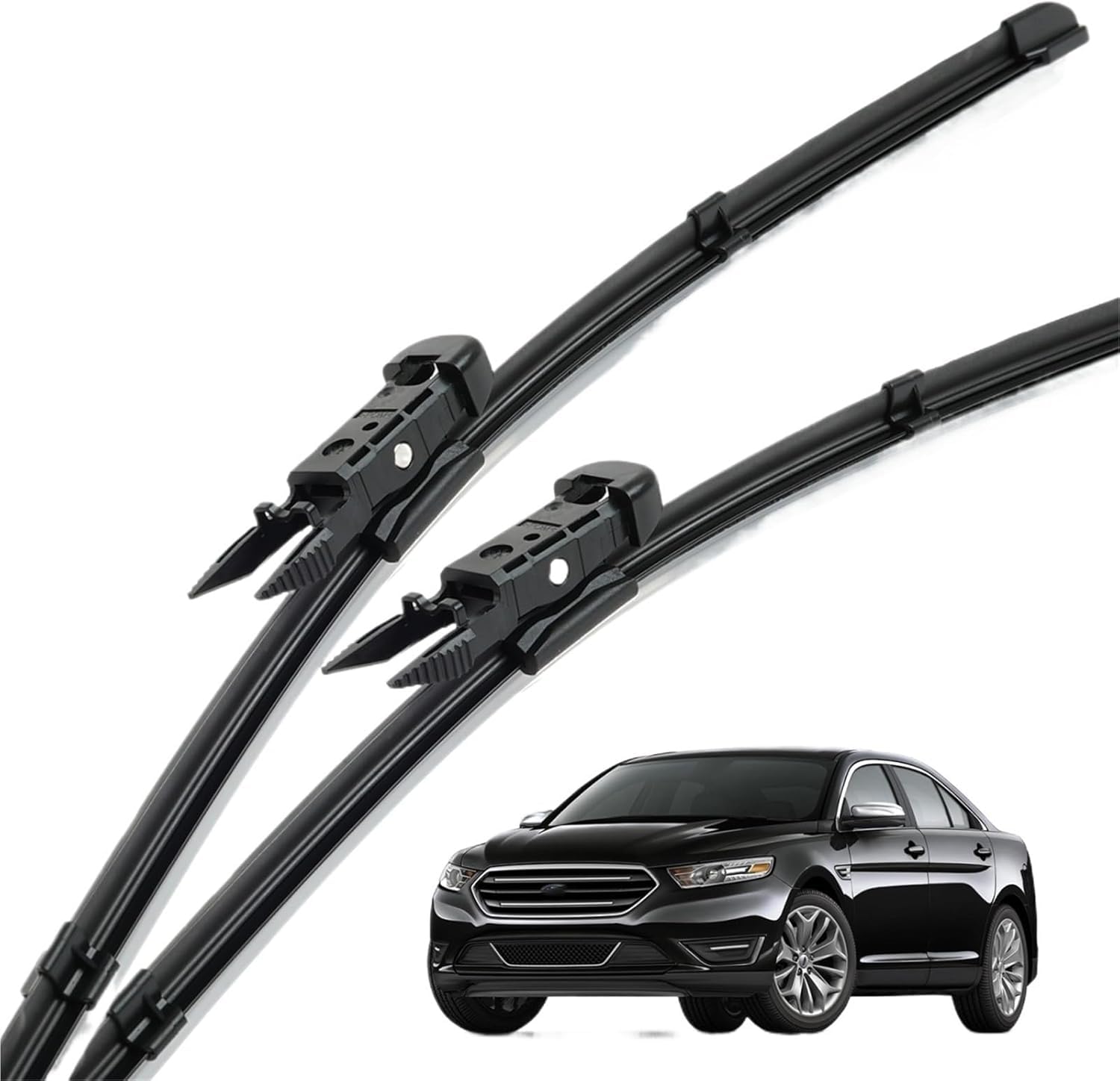 ZhangXD Front Windscreen Wipers For Ford Taurus 2010-2016, Windshield Window Brush Front Wiper Blades All-Weather Replacement Set Easy Installation